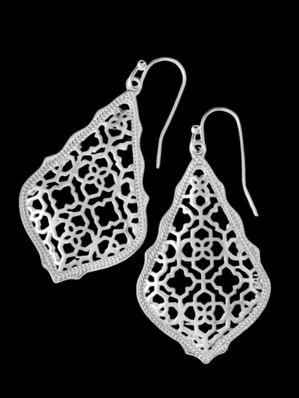 Kendra Scott Addie Drop Earrings in Silver Filigree
